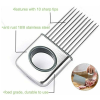 Onion Holder Slicer Vegetable tools Tomato Cutter Stainless Steel Kitchen Gadget XH