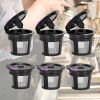 6 Packs Reusable K Cups For Keurig, Reusable K CUP Coffee Filter Refillable Single K CUP For Keurig 2.0 1.0 BPA 20.8in/1.5in 0.18lb