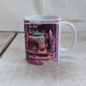 Creative Ceramic Mug Christmas Gift (Option: A-9.5x8CM)